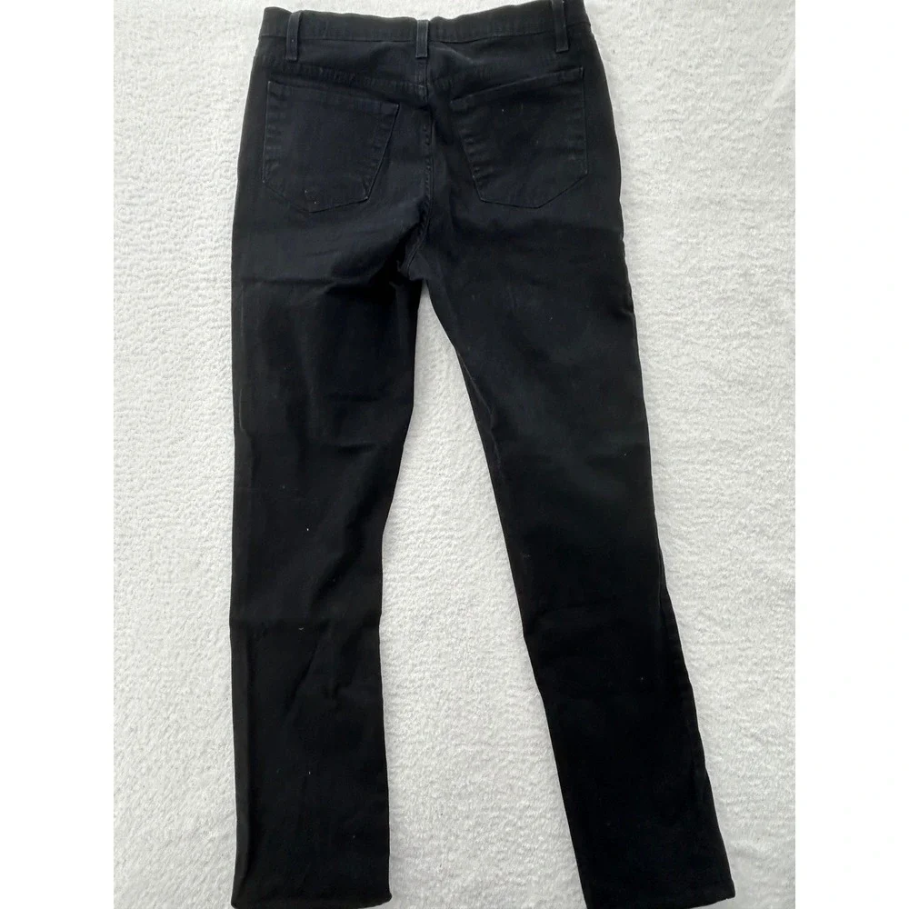 NYDJ Tummy Tuck Jeans Womens Black Straight Leg Stretch Denim Pants Stretch